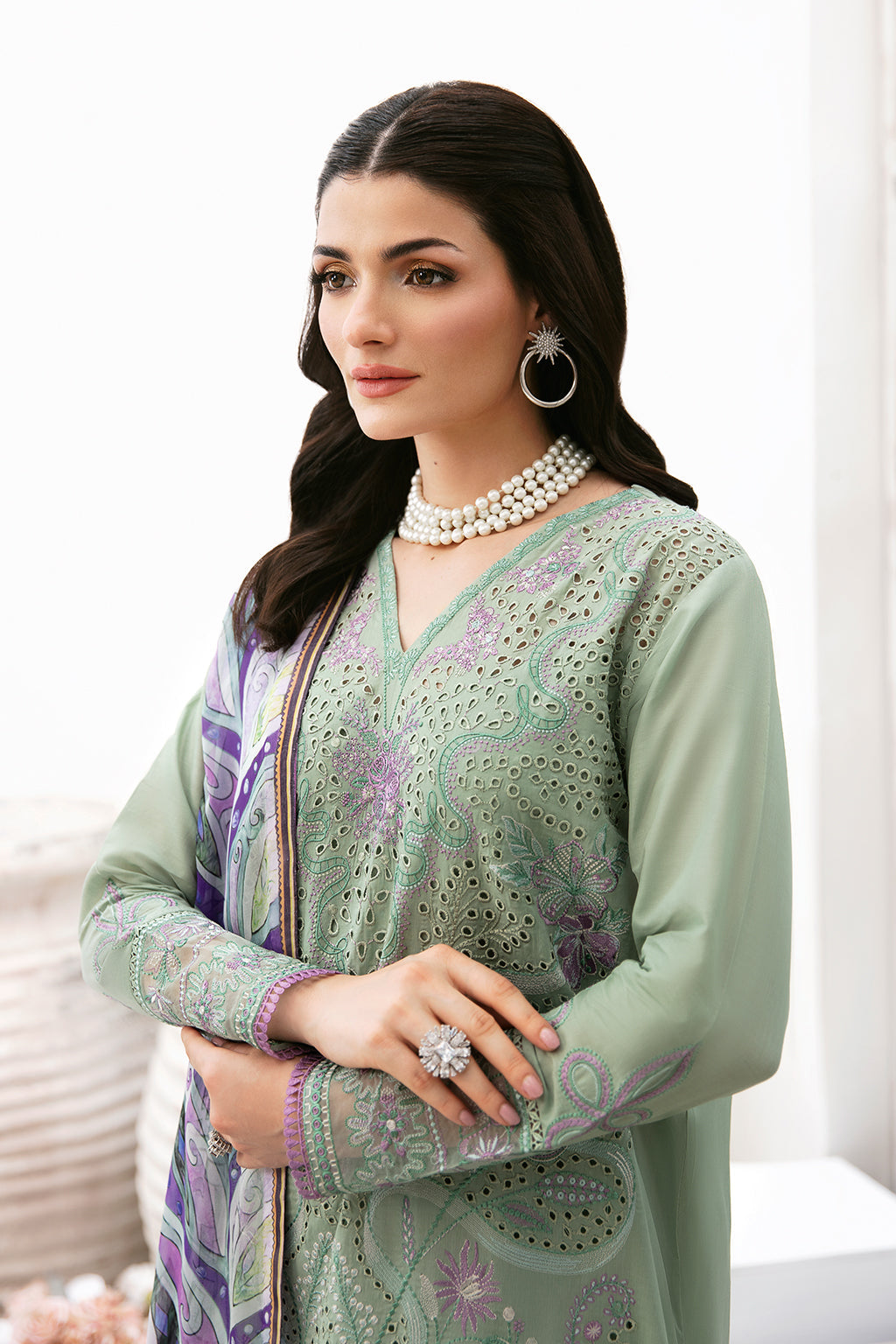 Blessed C Green Color Stylish Bollywood Dresses In Low Rate