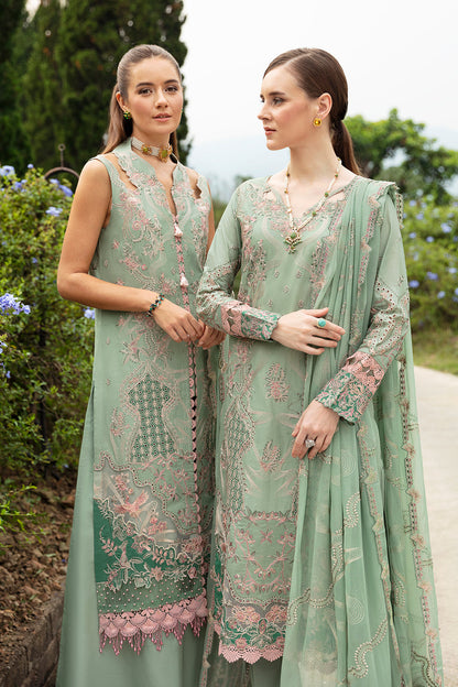 Admiring Dark Green Embroidery Heavy Work Dress For Women