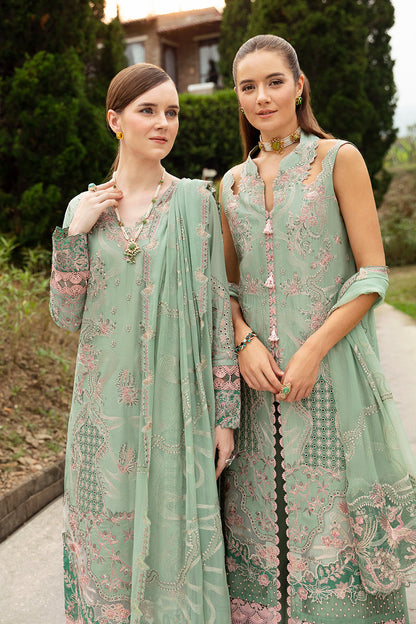 Admiring Dark Green Embroidery Heavy Work Dress For Women