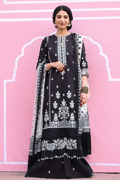 Alluring Black Color Embroidery Work Chikankari Suits