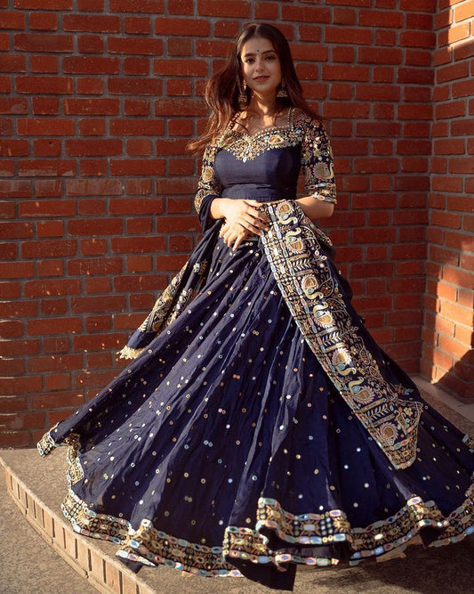 Attractive Fancy Trendy Silk Lehenga Choli Designs