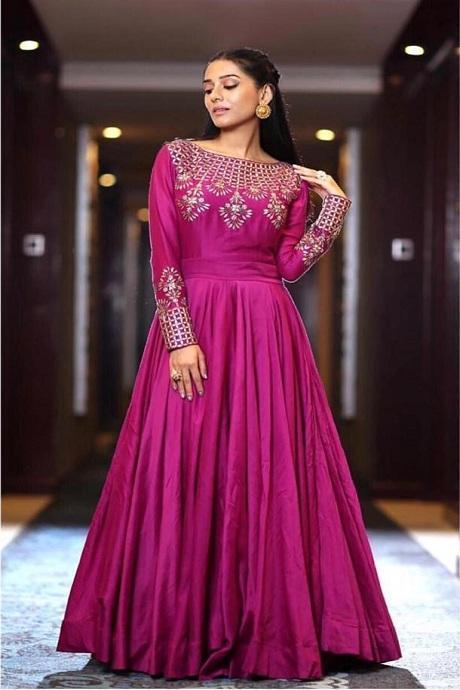 Admirable Rani Color Designer Heavy Work Stylish Gown