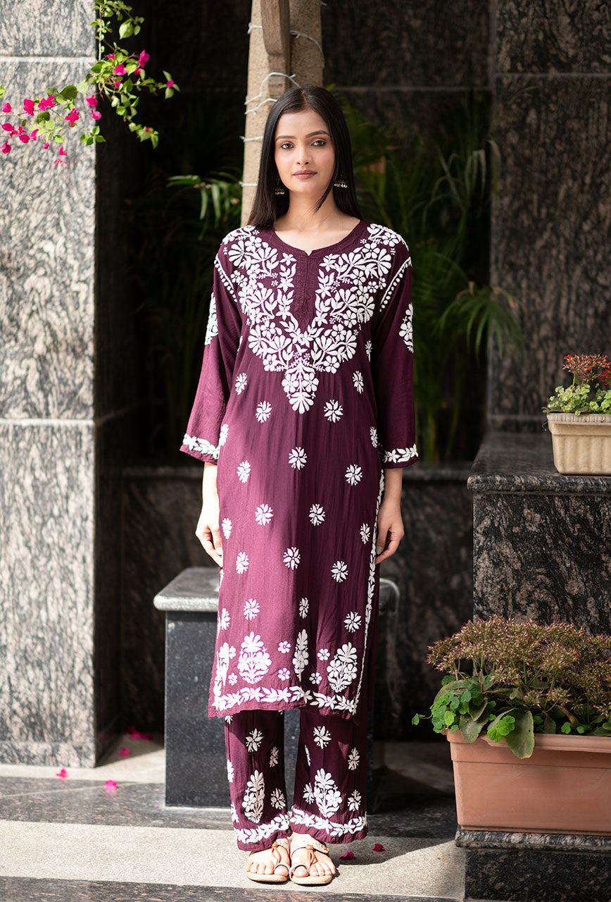 Celestial Designer Chikankari Online Dress Desgins