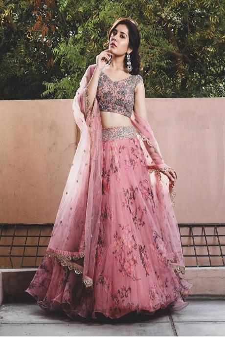 Organza Silk Lehenga Choli Collection 2024 Design