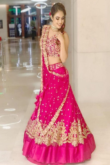 Beautiful Pure Silk Latest Designer Party Wear Lehenga choli