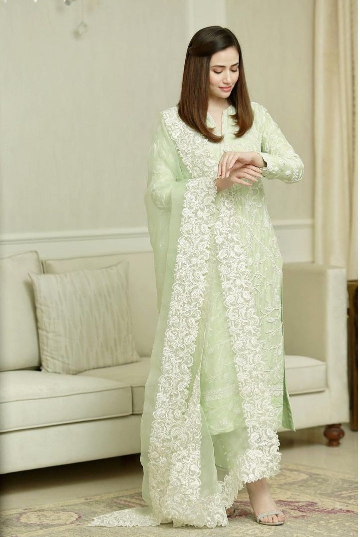 Admirable Light Color Designer Salwar Kameez Designs For Women