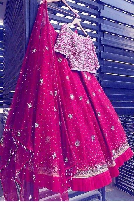 Latest Tapete Silk Embroidery Work Lehenga Choli Design Collection 2024