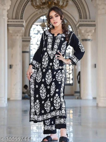 Cherubic Dark Black Color Dress Design Collection