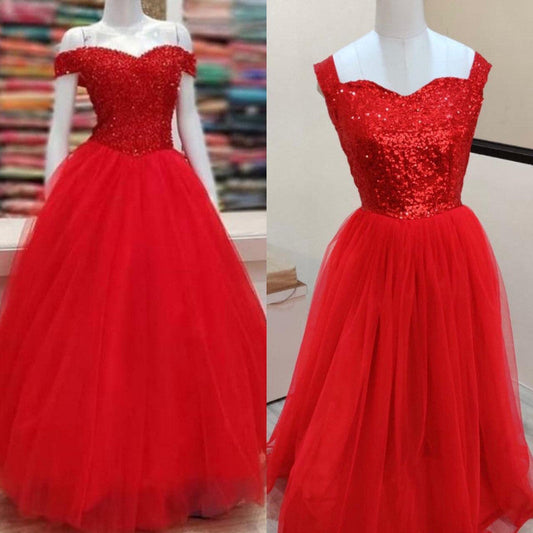 Stupendous Designer Red Color Party Wear Long Gown