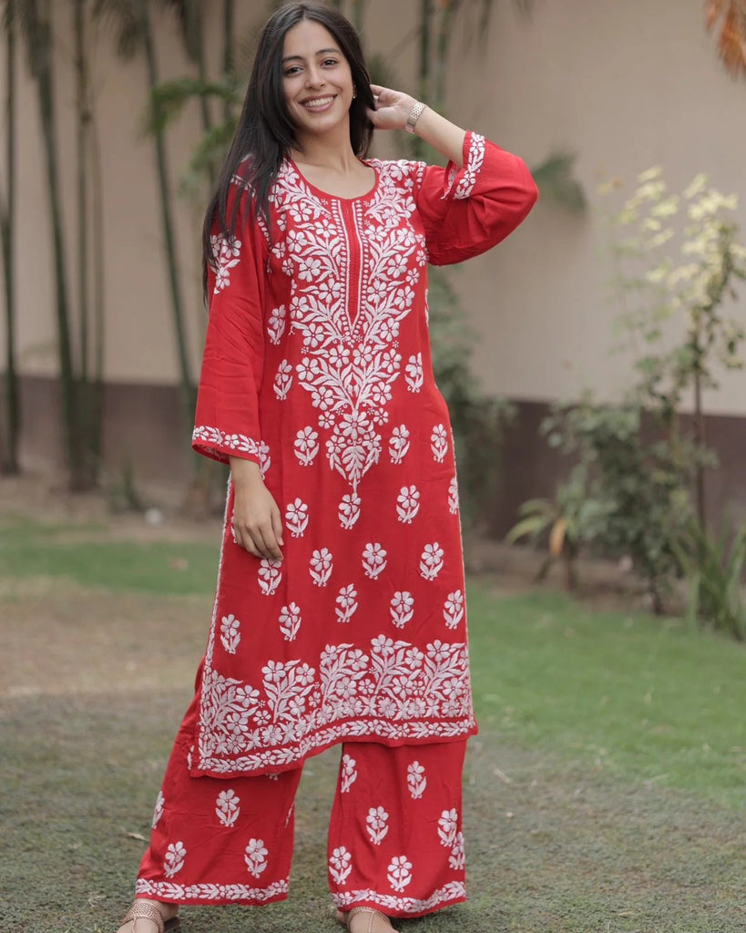 Awesome Designer One Piece Chikankari Kurta